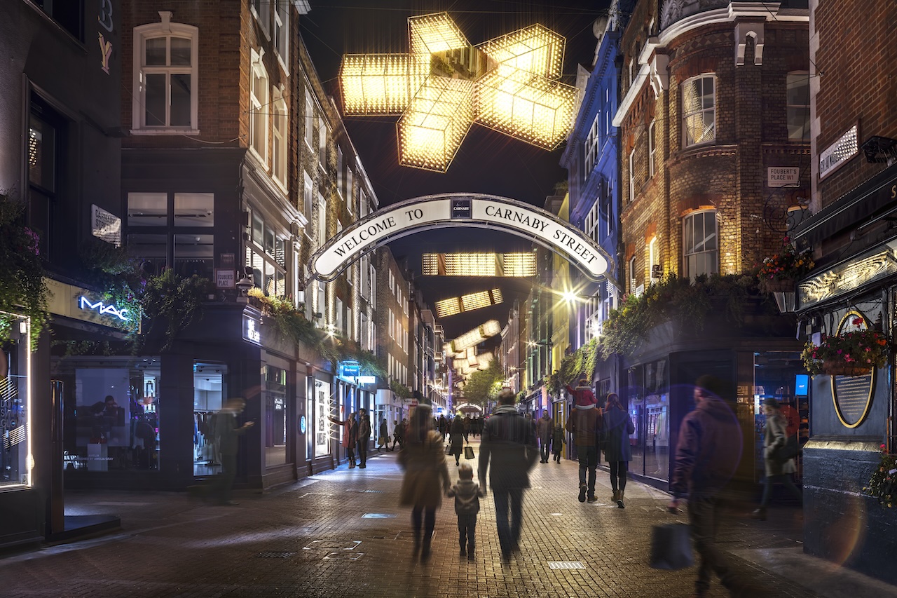 Shaftesbury Capital announces ground-breaking new Christmas light scheme for Carnaby Street